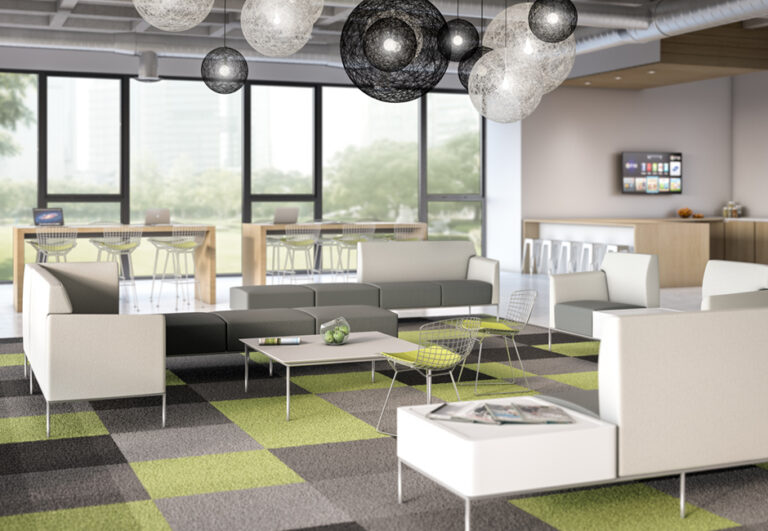 EKO Amity lounge seating in an open office