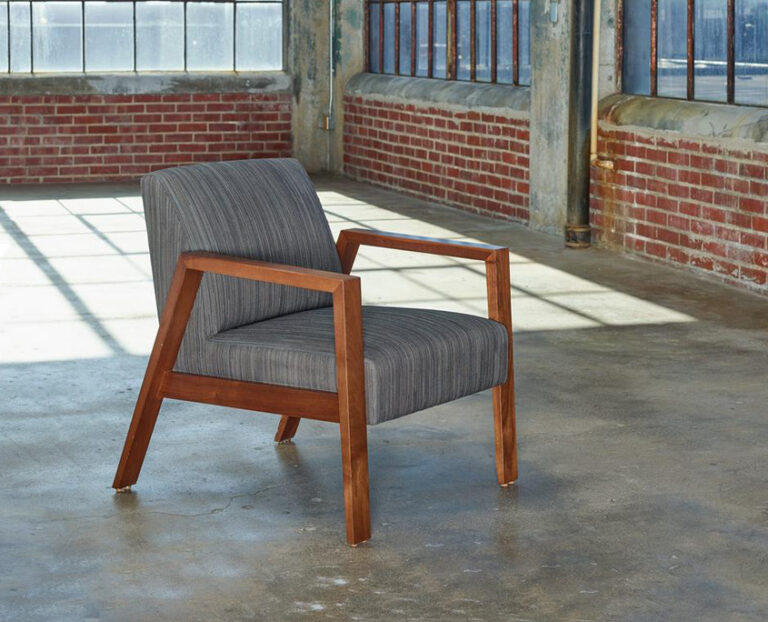 Darran Babble wood-frame lounge chair
