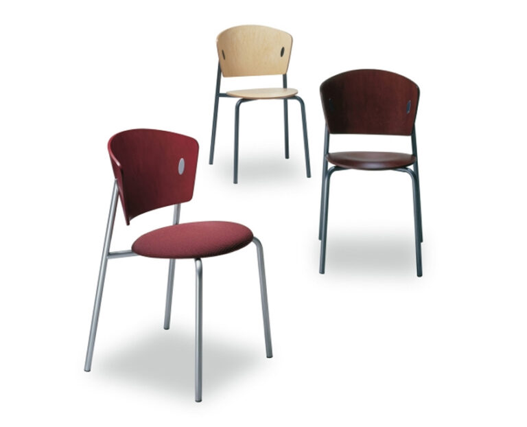 Leland Café Parfait stacking chairs