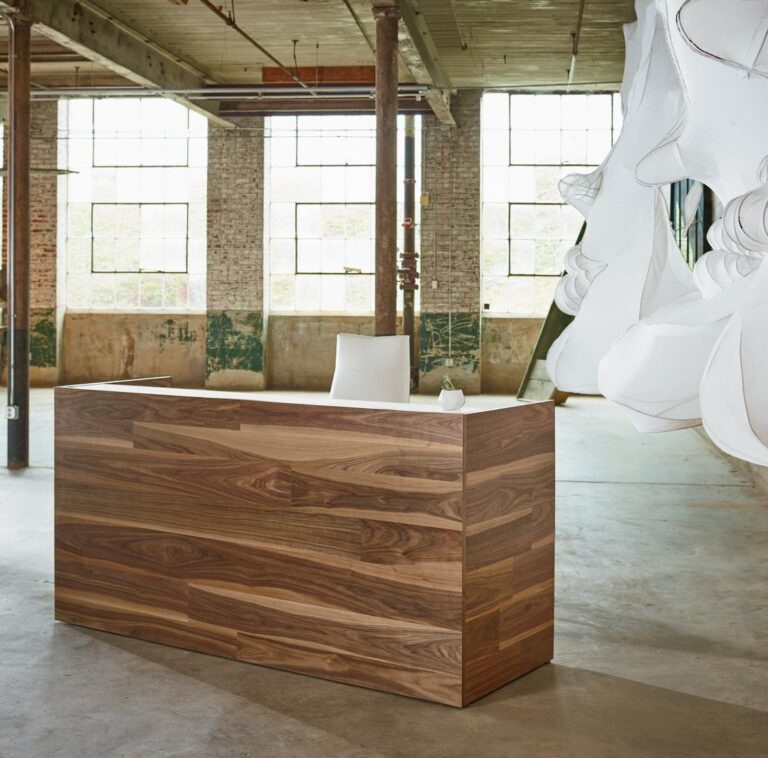 Darran Central Park wood reception desk