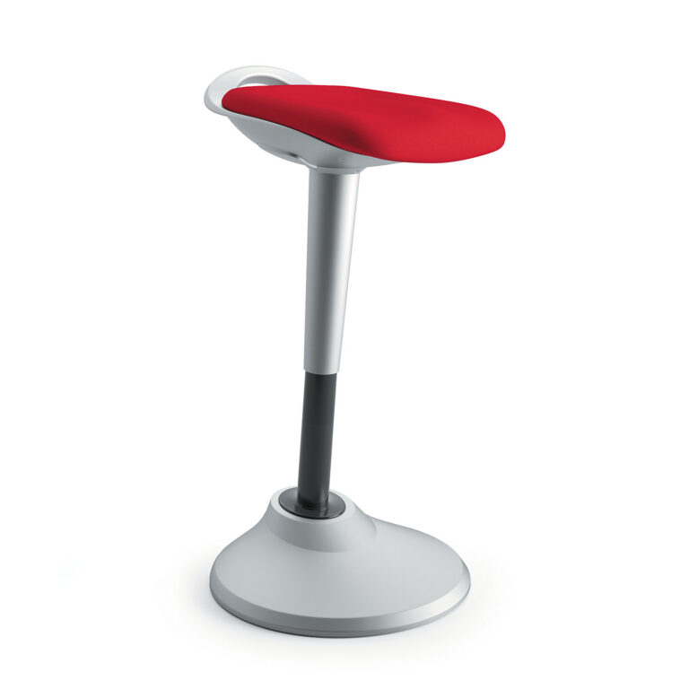 HON Perch red active seating stool