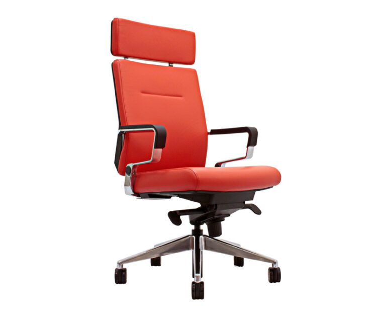 Allseating Ray red high-back executive chair