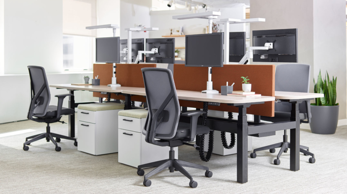 Sit Stand Office Desks Workstation
