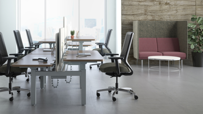 Sit Stand Chair Workstation