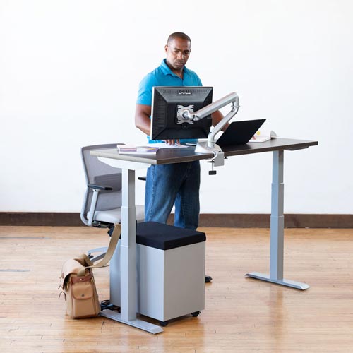 ergonomic sit stand office desk