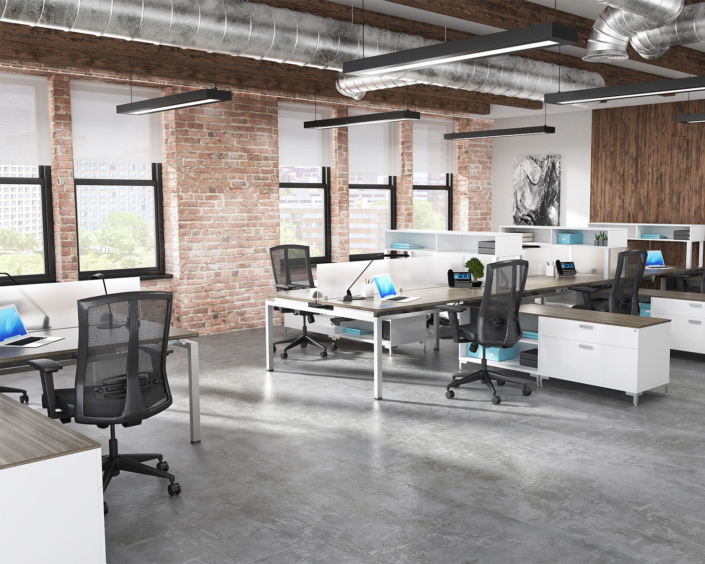 Portland Modern Office Workstation Desks