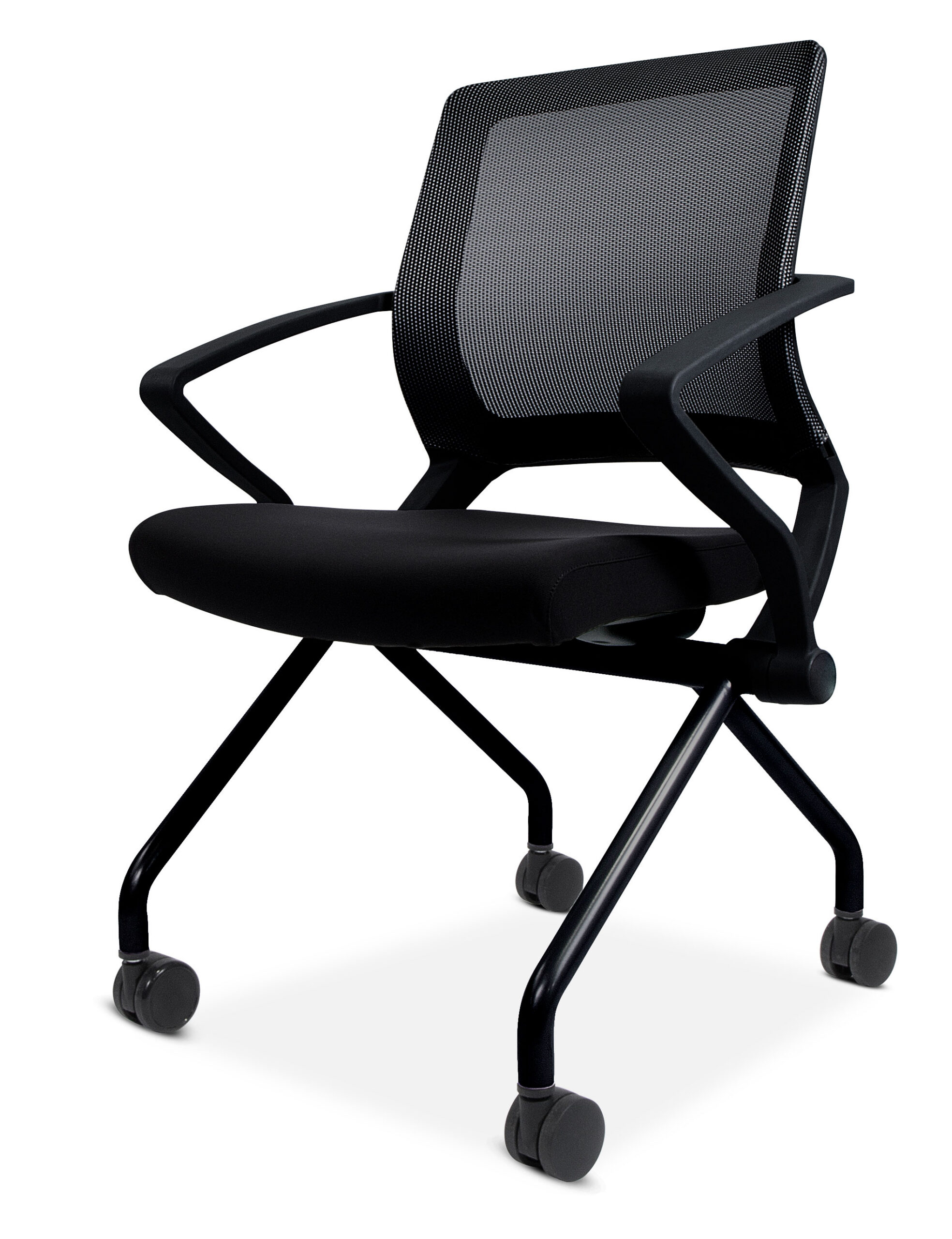 Reset Via Seating Reset black mesh nesting chair