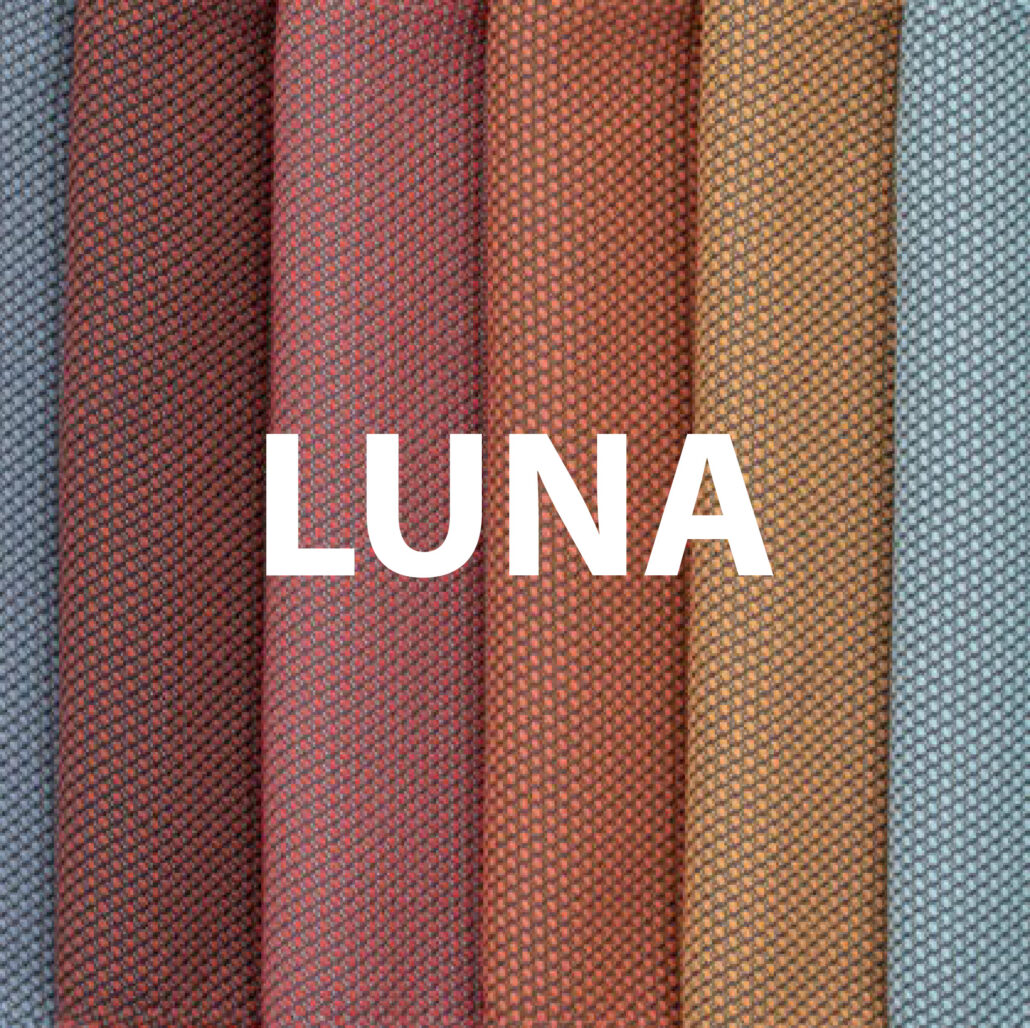 Luna upholstery fabric samples