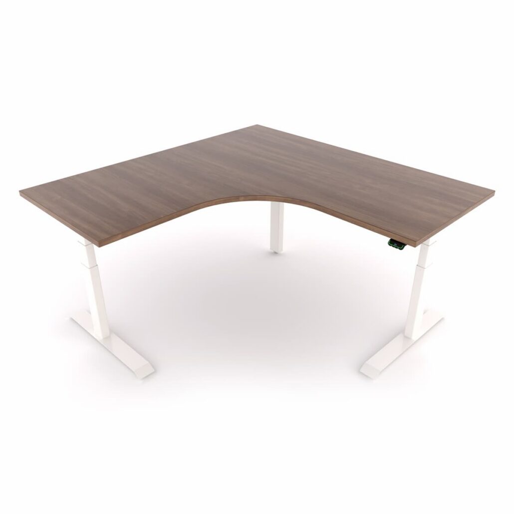 Sierra HX three-leg L-shaped electric sit-stand desk