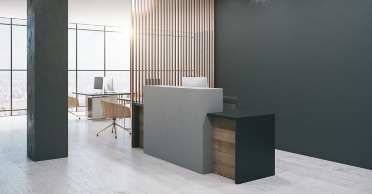 Why Office Reception Desk Height Is Important